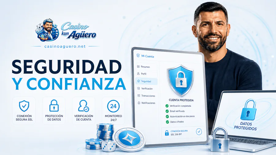 Seguridad y confianza en Casino Aguero con cuenta protegida, verificación y conexión segura